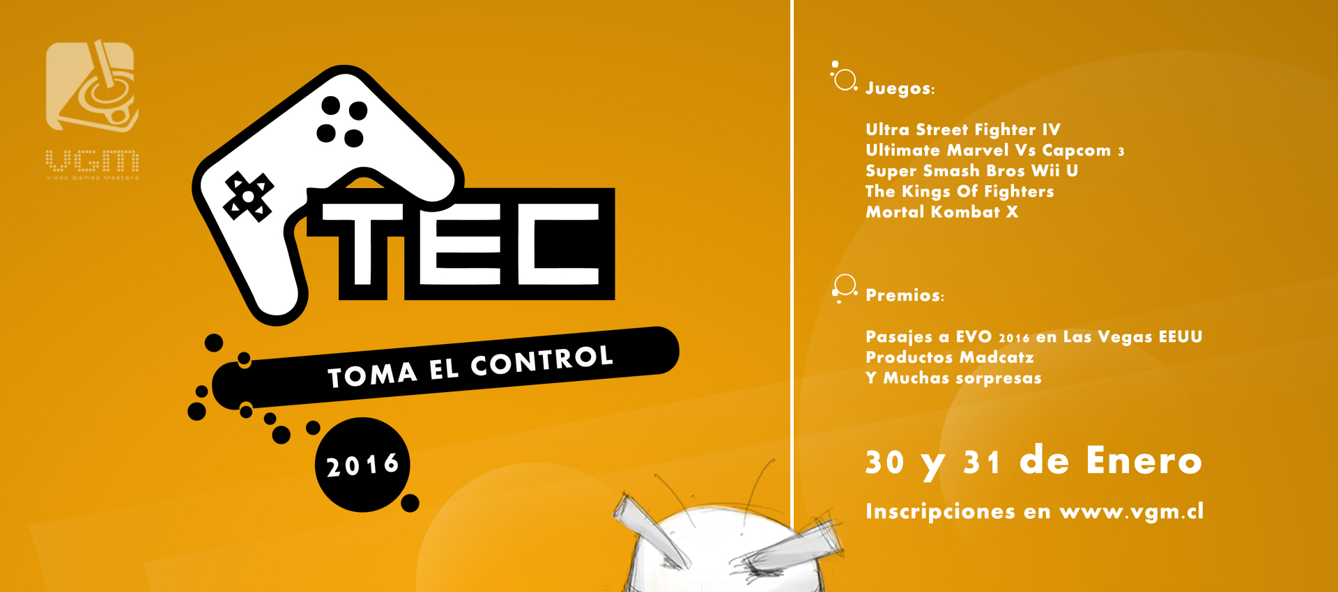 The biggest Major of Chile has already started: #VGMTEC
