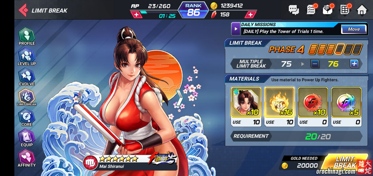 King of Fighters All-Star Leveling up Characters?-Game Guides-LDPlayer