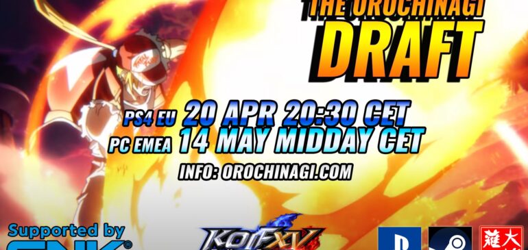 The Draft 3 #kofxv 20th April PS4 Tournament